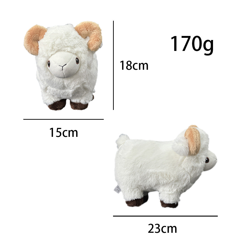 Peluche de chèvre mignonne