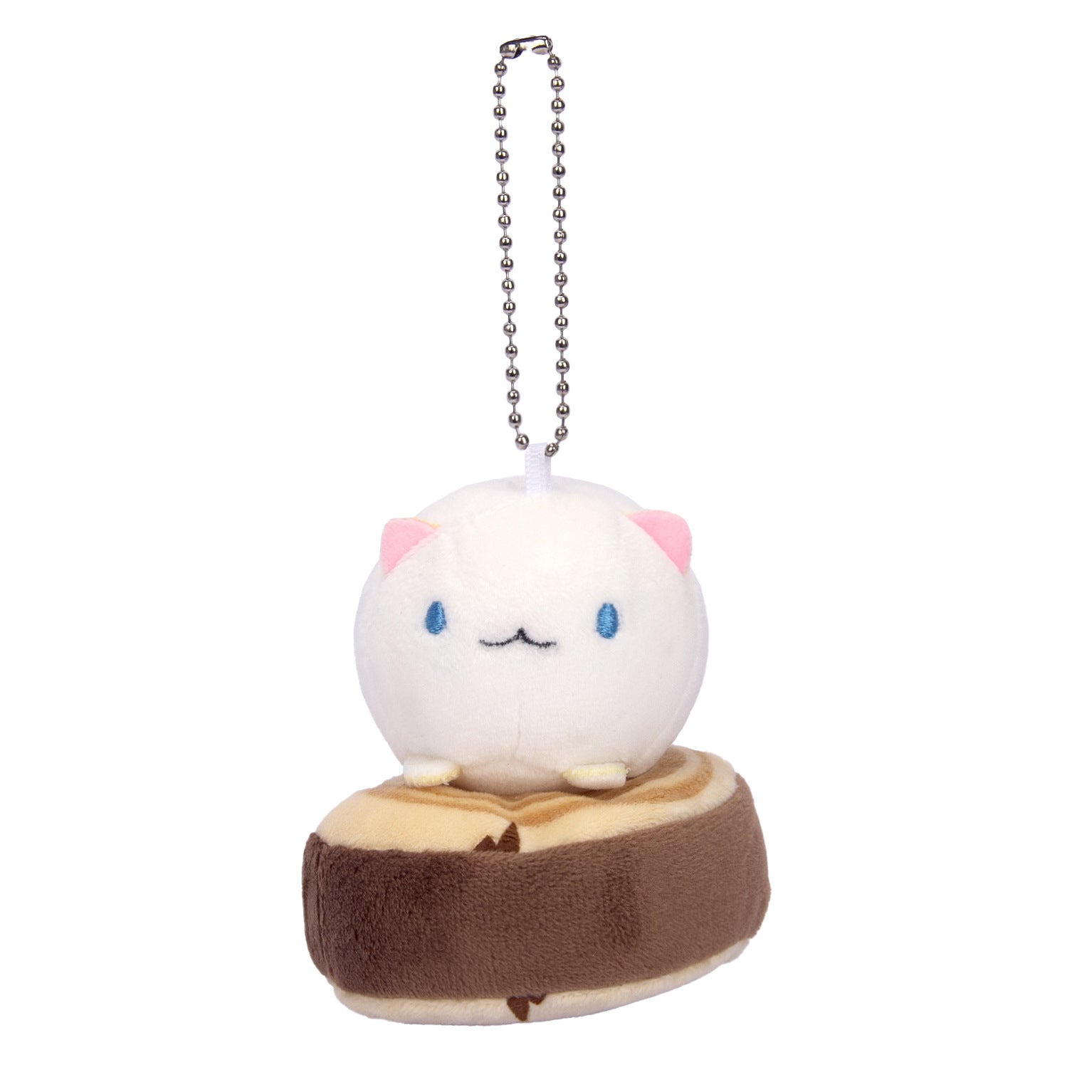 Porte-clés/pendentif en peluche représentant un chat